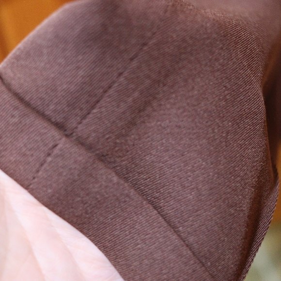 VESTIMENTA SPA Vintage Brown Wool Silk Pant Suit Italy Blazer & Pants 12 - Picture 14 of 16